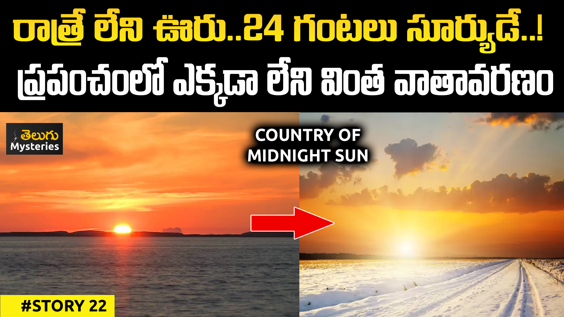 Where the Sun Never Set The Midnight Sun in Norway || Real Mysteries In Telugu