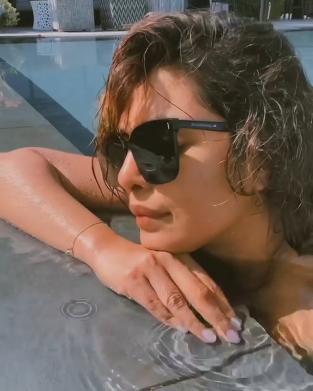 Priyanka Chopra grooves to Aamir Khan's song, poses in swimsuit at her LA mansion