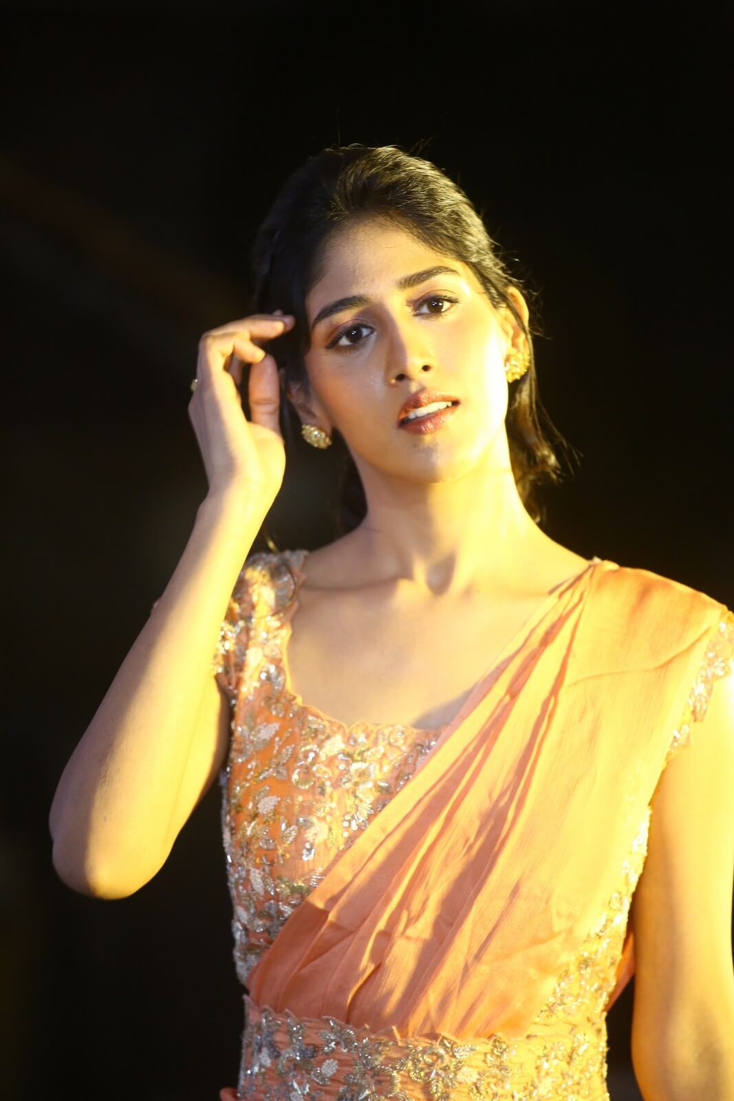 Chandini Chowdary Cute Images during Gaalivaana Web Series Pre Release Event.