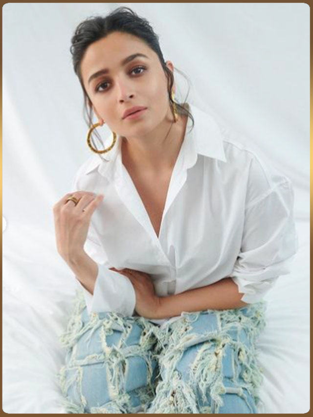 Jeans and a shirt have never looked quite as striking as Alia Bhatt's latest look