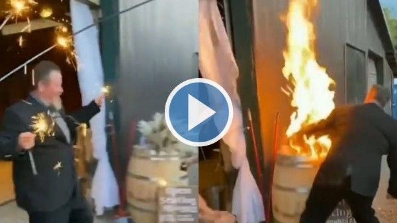 Viral Video: వార్ని.. పార్టీలో ఎంజాయ్ చెయ్యమంటే నిప్పు పెట్టావ్‌గా.. వైరల్ వీడియో!