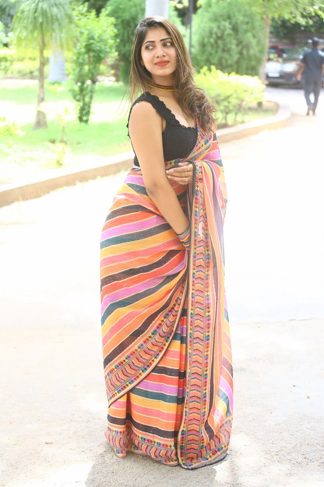 Sahar Krishnan weaves magic in saree