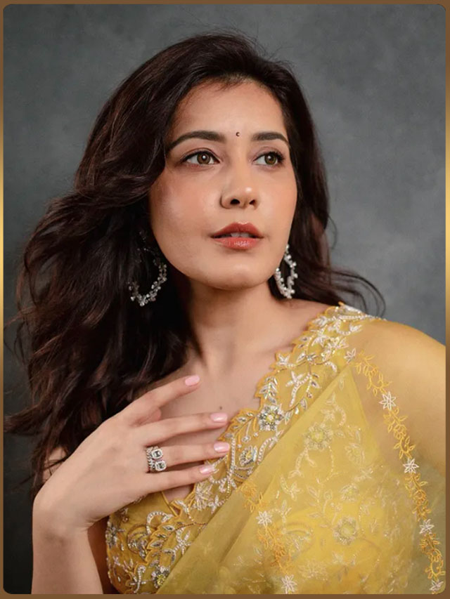 Raashi Khanna is the epitome of beauty and poise in six yards of elegance