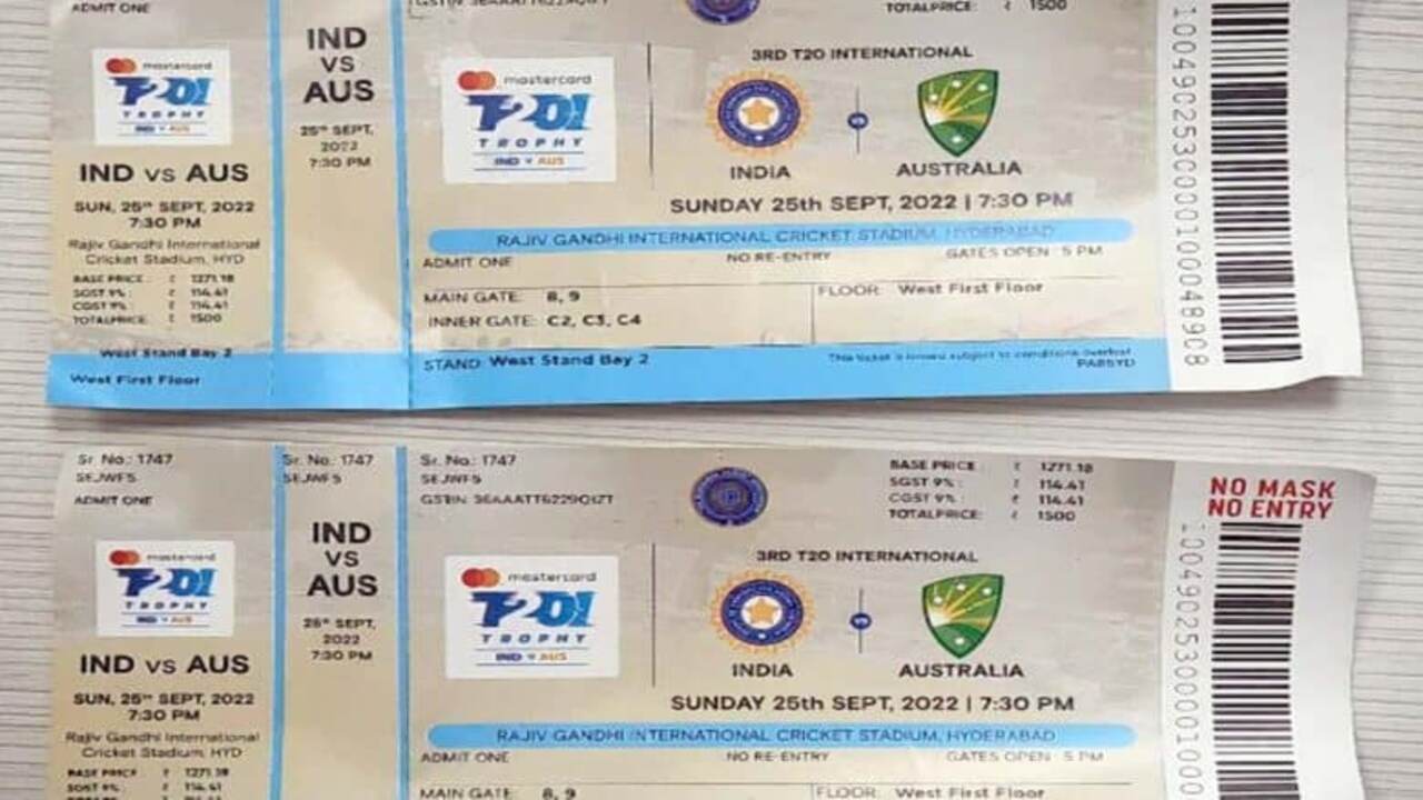 IND vs AUS T20 : బ్లాక్ మార్కెట్‌లో క్రికెట్ మ్యాచ్ టికెట్లు.. ఇద్ద‌రు స్టూడెంట్స్ అరెస్ట్‌