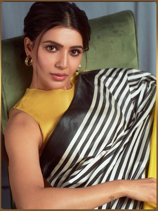 Samantha Ruth Prabhu exuded elegance and grace in sarees