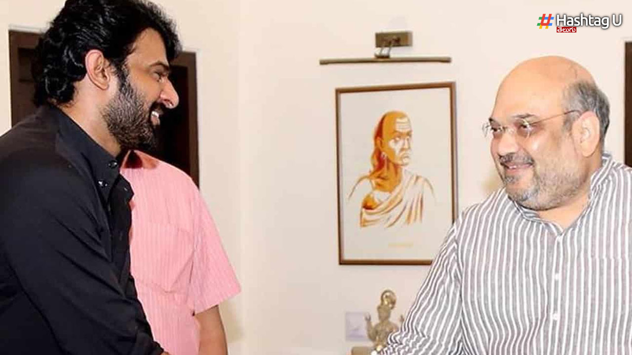 Amit Shah Meets Prabhas: బీజేపీ ఆకర్ష్.. బాహుబలితో అమిత్ షా భేటీ!