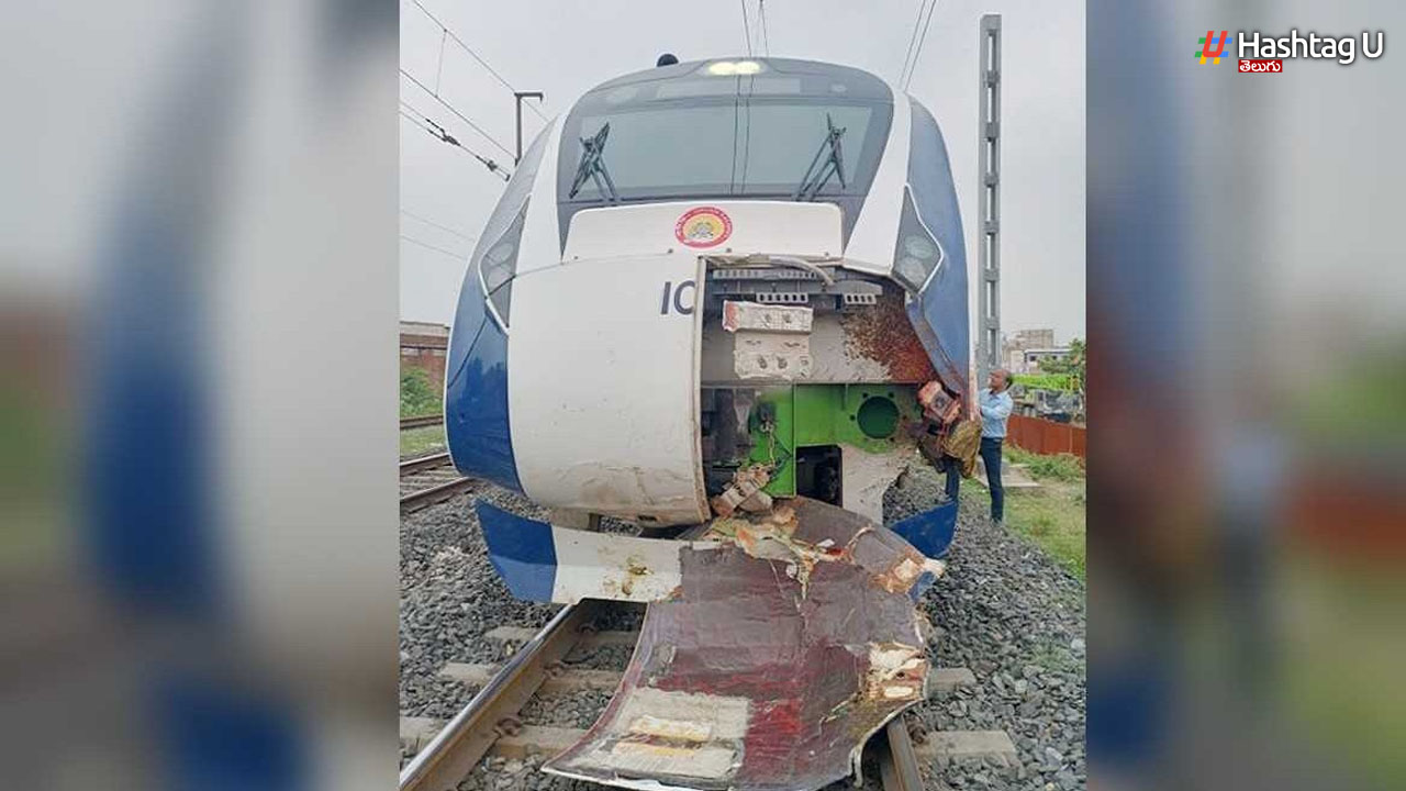 Vande Bharat Train Damaged: గేదెలను ఢీకొన్న ‘వందే భారత్’ రైలు ముందు భాగం డ్యామేజ్!