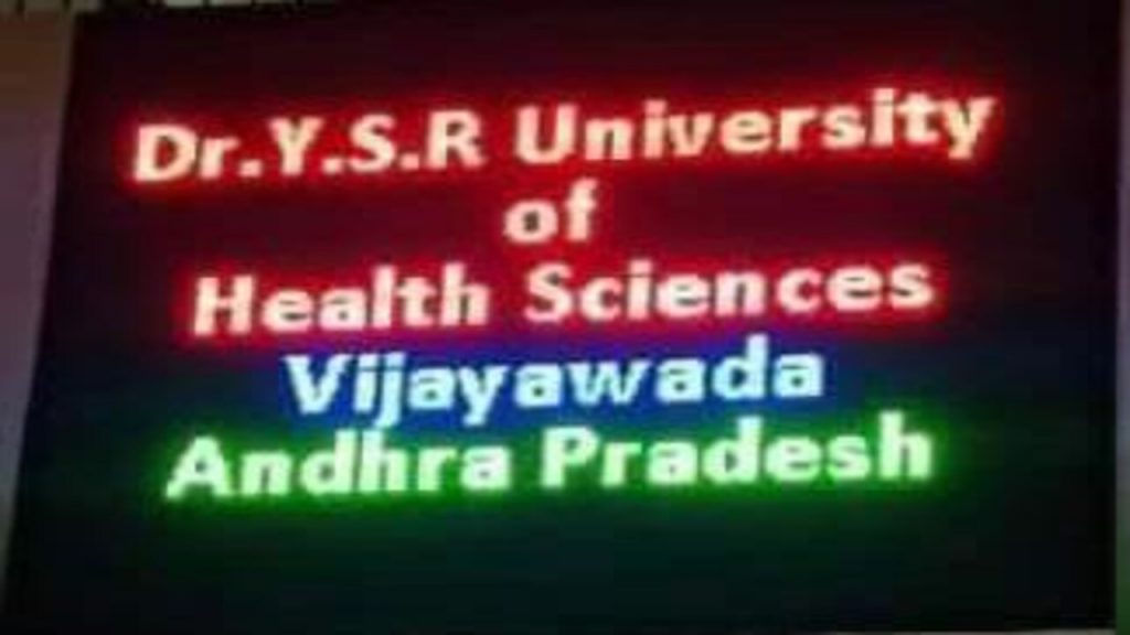 Dr. YSR health University