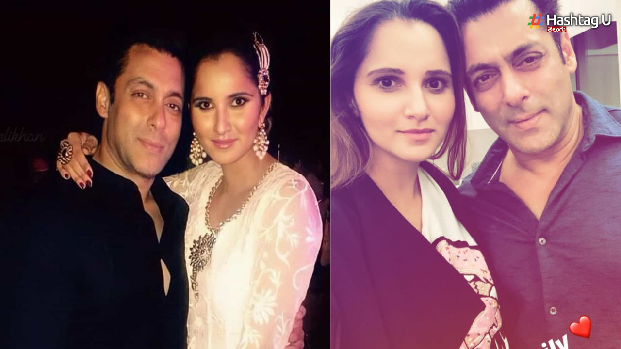 Sania Mirza and Salman Khan: సల్మాన్ తో సానియా.. సోషల్ మీడియాలో చక్కర్లు కొడుతున్న ఫొటోలు!