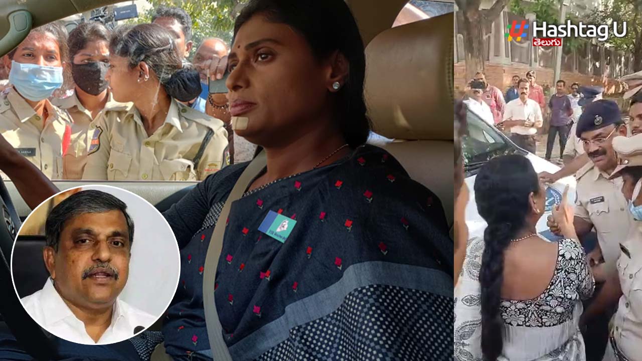 YS Sharmila Arrest : వైఎస్ ఫ్యామిలీ క‌థా చిత్రం! తాడేప‌ల్లి-హైద‌రాబాద్ వ‌యా లోట‌స్ పాండ్!