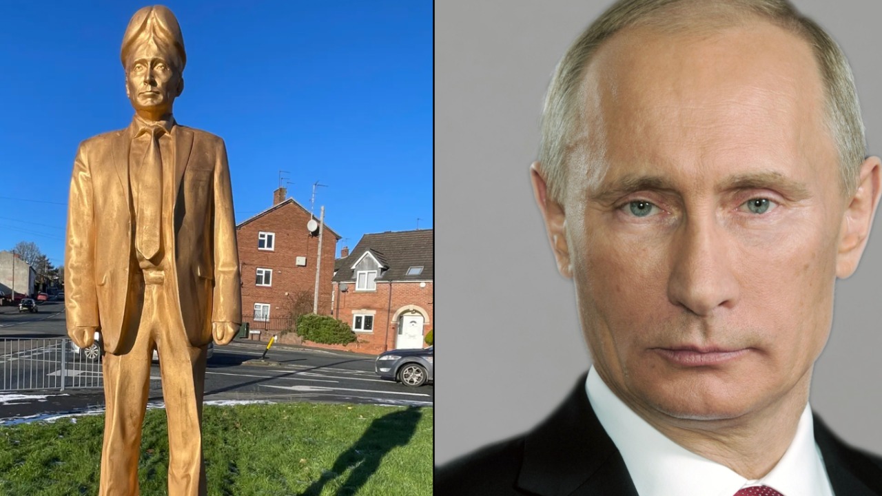 Statue of Vladimir Putin: అభ్యంత‌ర‌క‌ర రీతిలో ర‌ష్యా అధ్య‌క్షుడు పుతిన్ విగ్ర‌హం