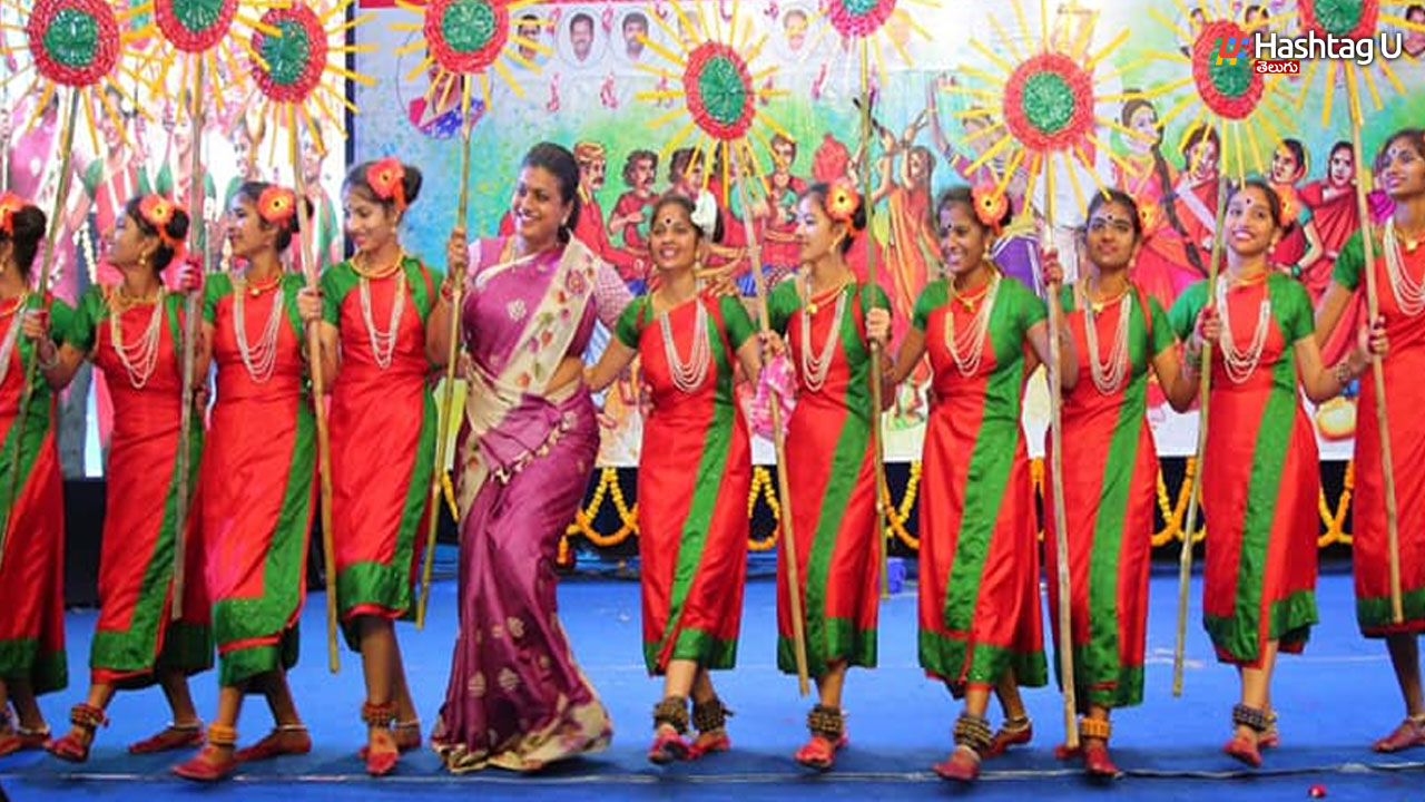 Roja Dance: థింసా డ్యాన్స్ తో దుమ్మురేపిన రోజా.. వీడియో వైరల్