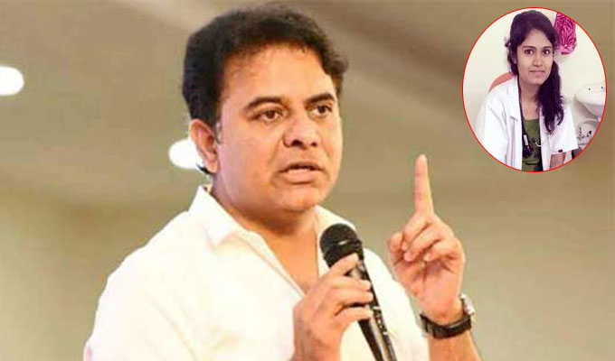 KTR: సైఫైనా, సంజయ్ అయినా వదిలం… మెడికో ప్రీతి ఘటనపై కేటీఆర్ స్పందన!