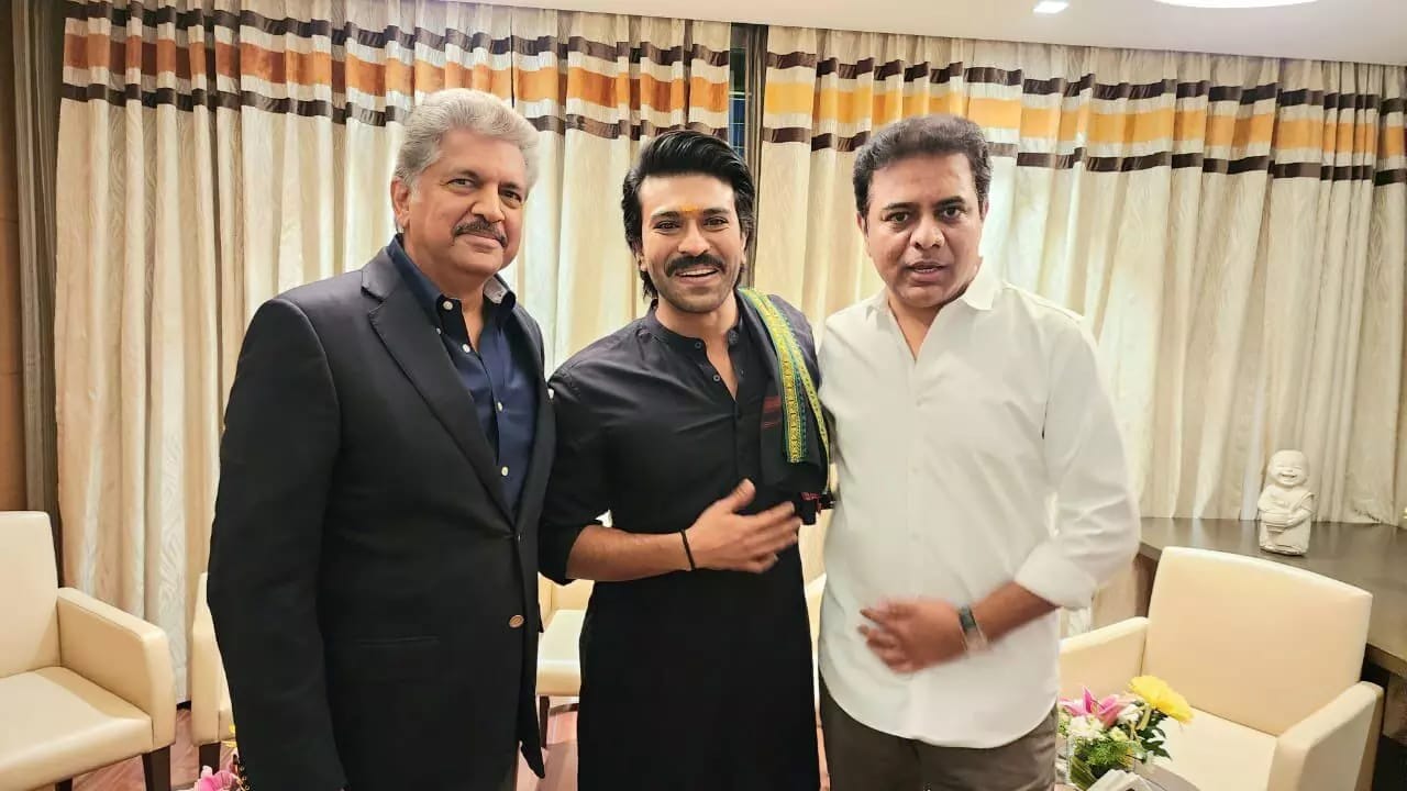 Ram charan and KTR: కేటీఆర్, రామ్ చరణ్ ప్రత్యేక భేటీ!