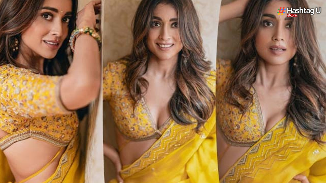 Shriya Yellow Treat: ఎల్లో శారీలో ఎద అందాలను చూపుతూ.. శ్రియ గ్లామర్ షో వైరల్!