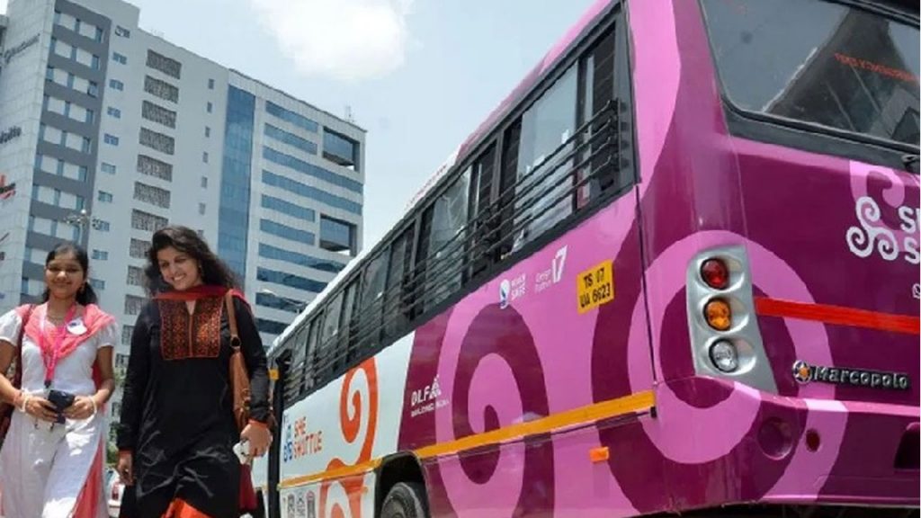 She Shuttle Bus Service Started In Hyderabad.. Free Travel For Women