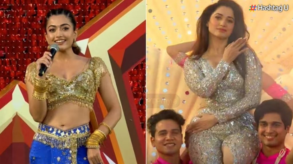 Tamannaah And Rashmika Rocked The Telugu Song Hawa In Modi Ilaka.