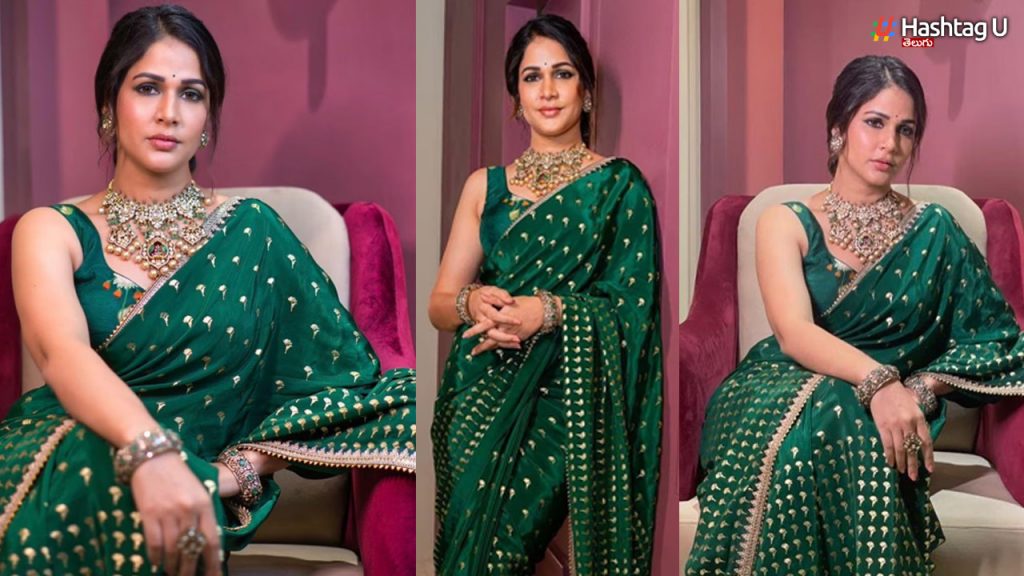 Lavanya Tripathi Is Sizzling In A Green Saree
