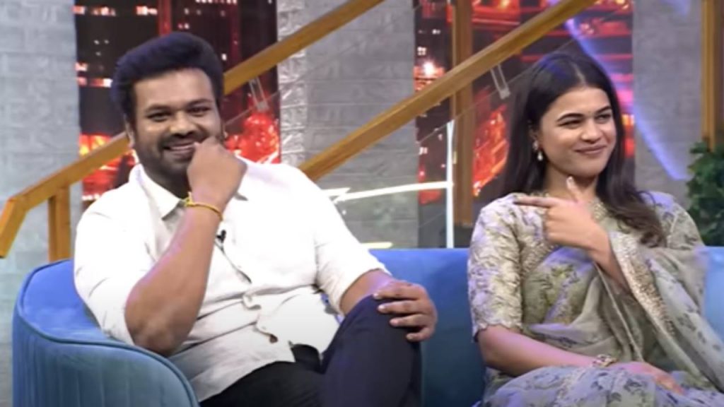 Manchu Manoj comes to a tv show with his wife Bhuma Mounika