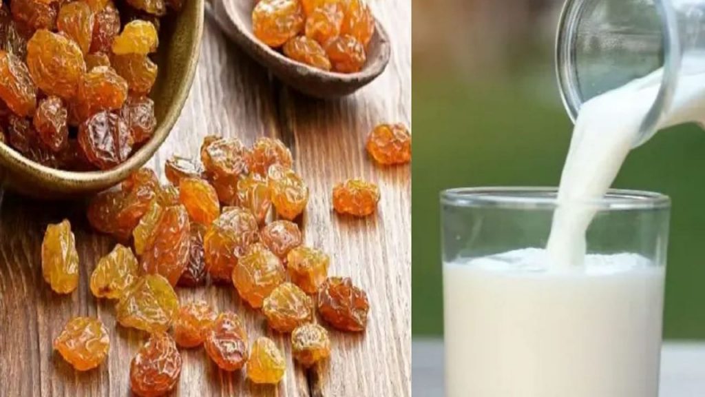 Milk Dry Grapes Benefits