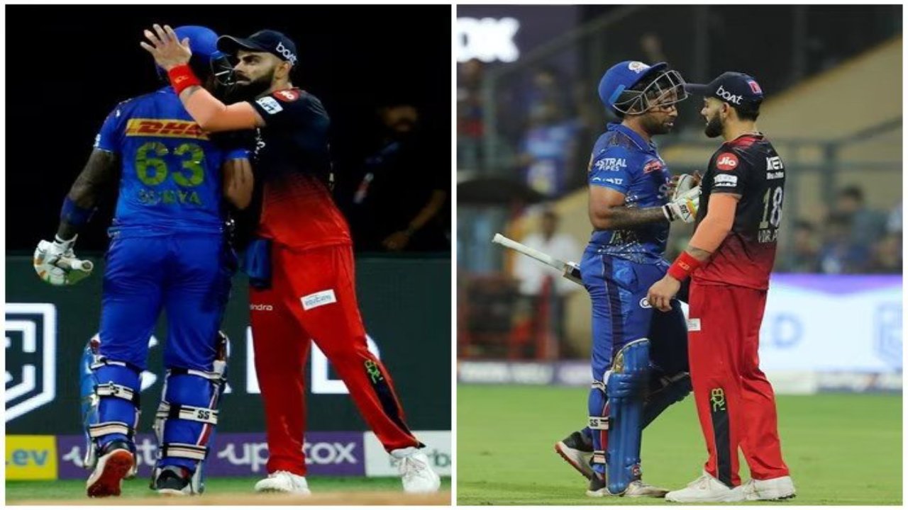 MI vs RCB: సూర్య ఆటకి ఫిదా అయినా కోహ్లీ.. సూర్యని అభినందిస్తున్న వీడియో వైరల్..!