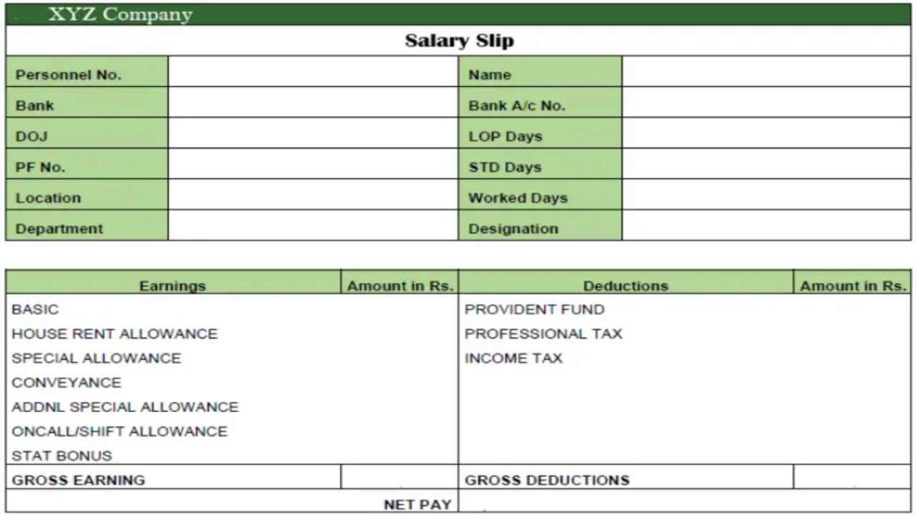 Salary Slip