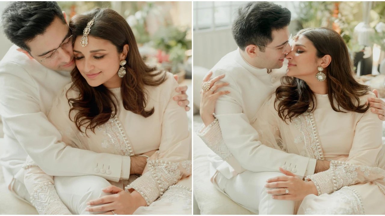 Parineeti Chopra Engaged: గ్రాండ్ గా పరిణీతి చోప్రా, రాఘవ్ చద్దా నిశ్చితార్థం.. ఫోటోలు వైరల్..!