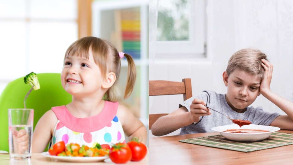 What kind of food is given for brain growth of children