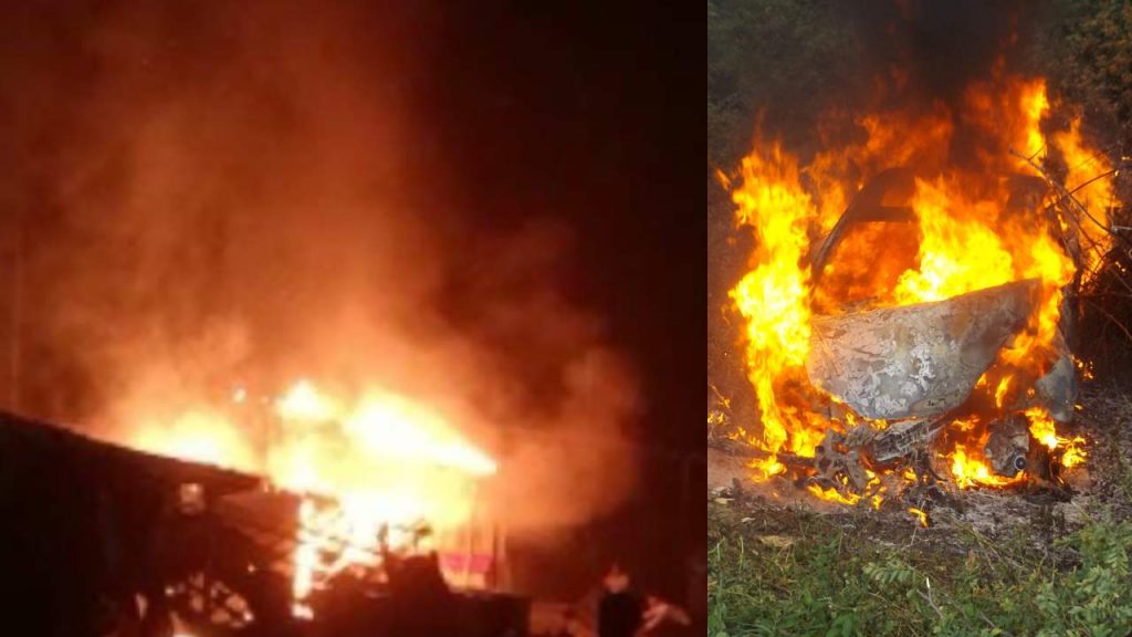 Regular Fire Accidents happening in Chandragiri near Tirupati