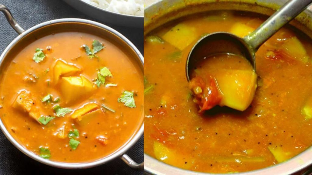 Mango Sambar how to prepare