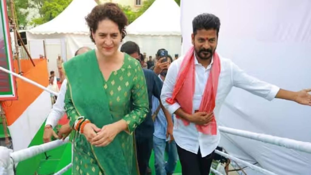 Revanth Reddy comments on Elections and Priyanka Gandhi Telangana Tour