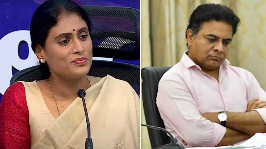 YSRTP President YS Sharmila sensational comments on KCR and KTR