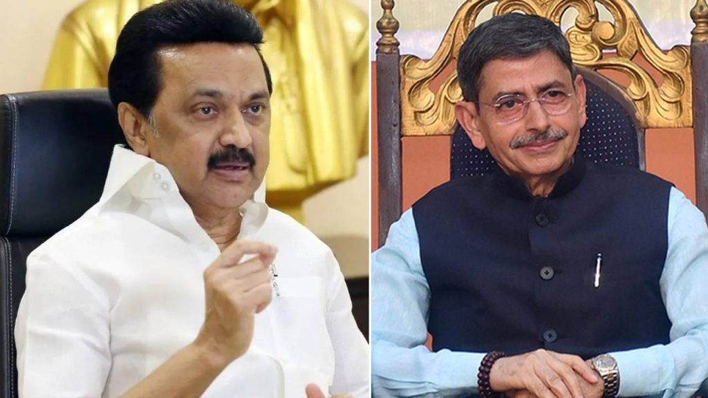 Cm Mk Stalin And Governor R N Ravi