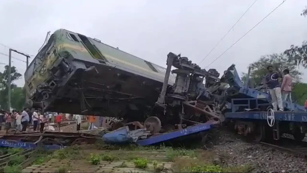 Goods Trains Collide