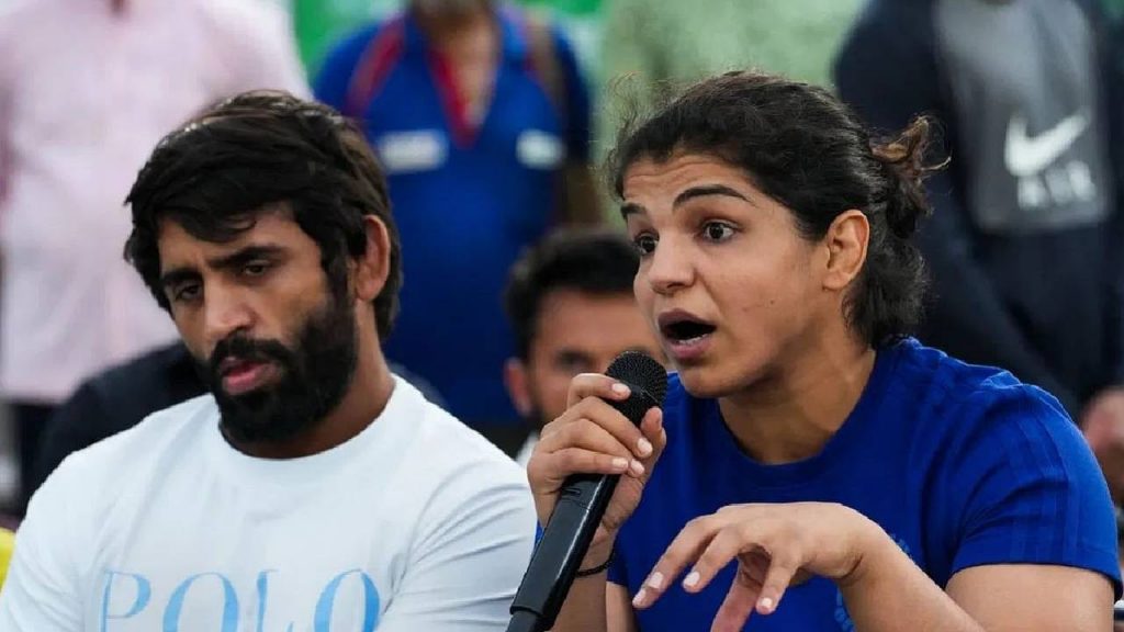 Wrestlers Protest