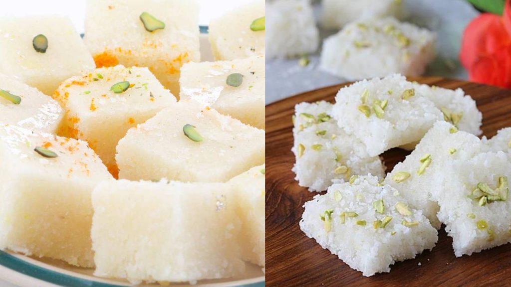 How to prepare Coconut Burfi at Home in very less time