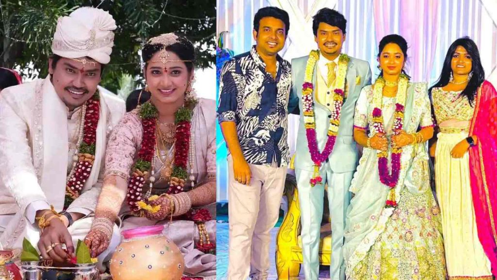 Jabardasth Kevvu Kartheek marriage with srilekha in hyderabad