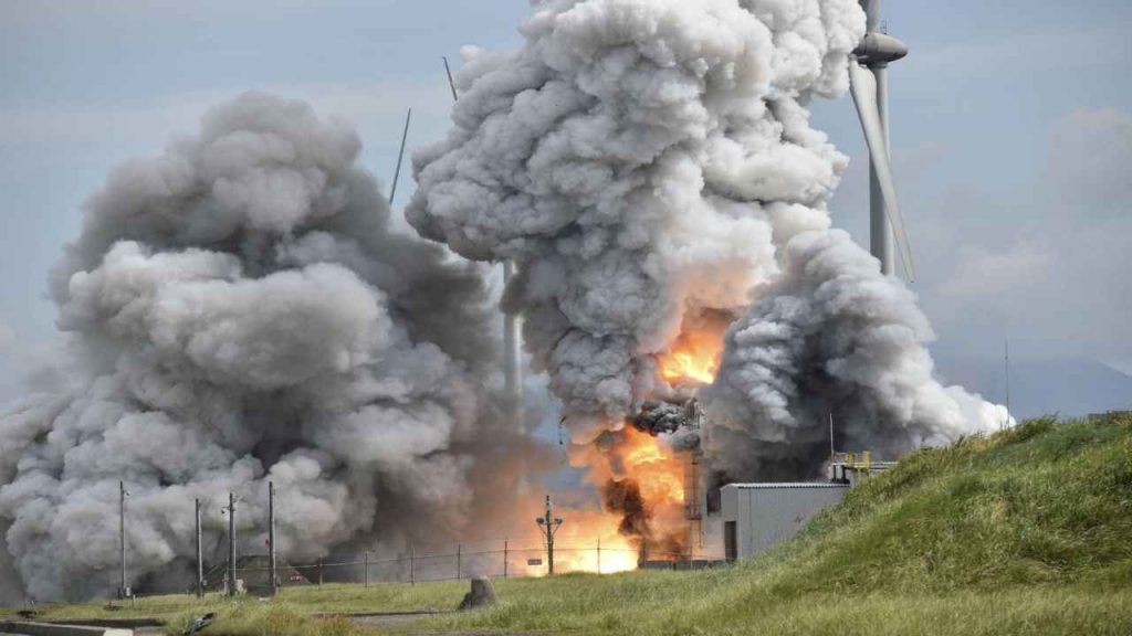 Rocket Engine Explode