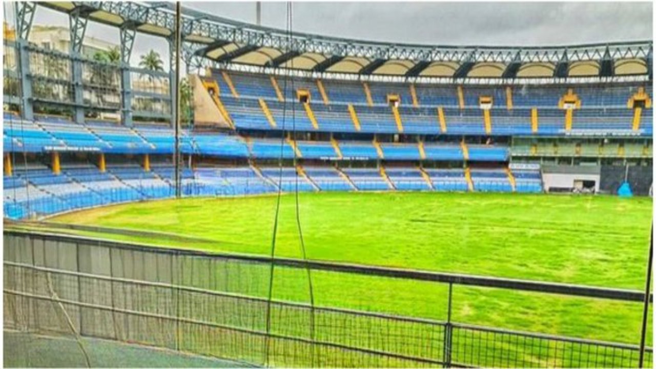 Wankhede Stadium: ప్రపంచ కప్‌కు ముందు వాంఖడే స్టేడియంలో అవుట్‌ఫీల్డ్‌ పనులు..!