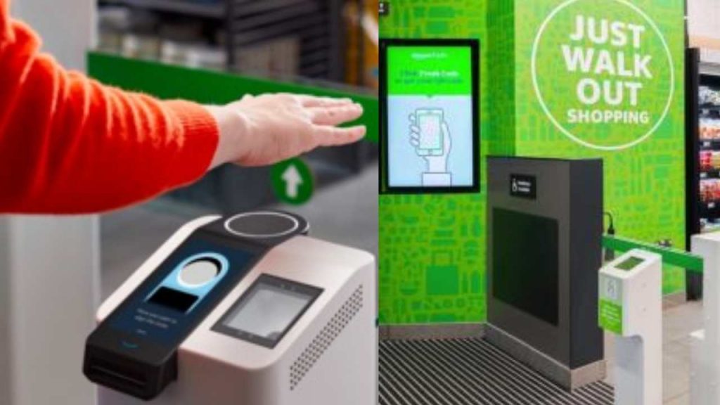 Palm Reading Payment Technology developed by Amazon for payments using Biometric Technology
