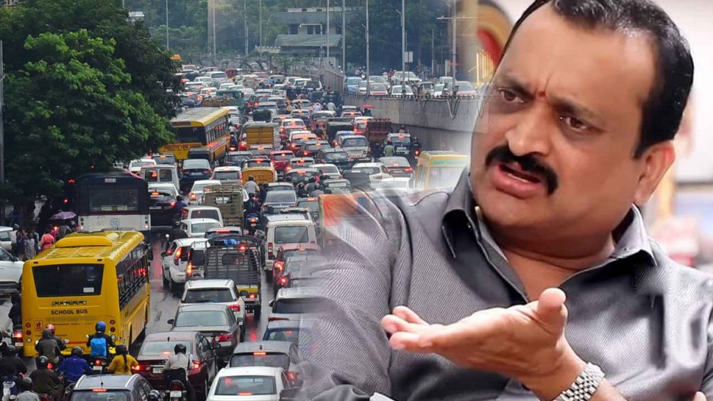 bandla ganesh comments on hyderabad traffic