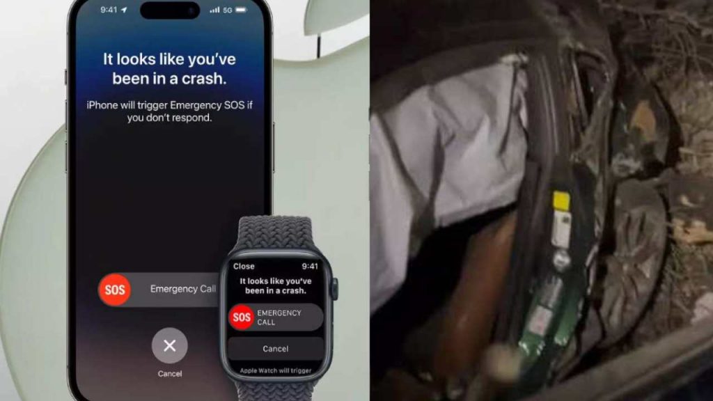 I Phone saves a Man Life with Crash Detection and Satellite connection apps