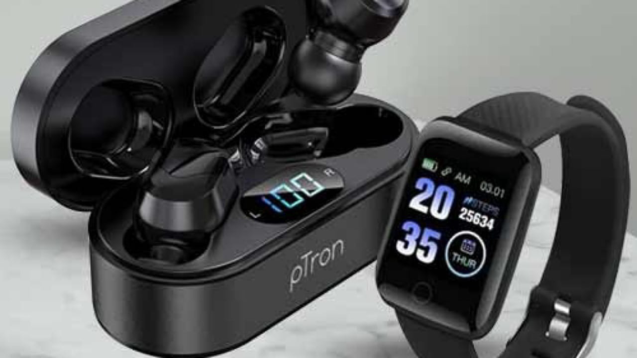 pTron Smartwatch: కేవలం రూ.2 వేలకే స్మార్ట్ వాచ్, ఇయర్ బడ్స్.. ఫీచర్స్ మామూలుగా లేవుగా?