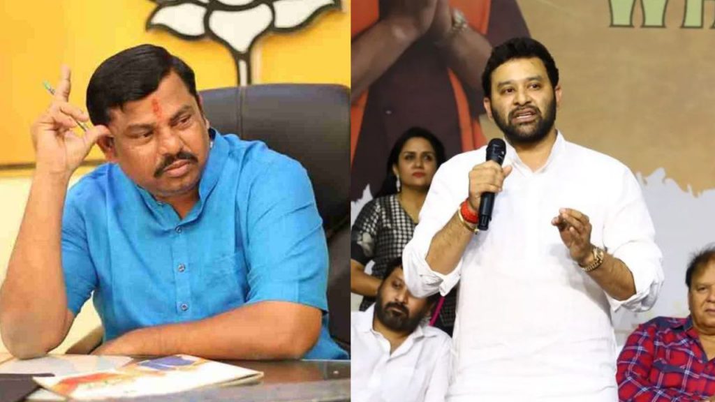 BJP Leader Vikram Goud said he will contestant from Goshamahal Constituency in upcoming elections then what about Raja Singh