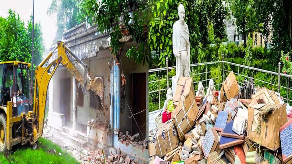 12 buildings of Gandhian organisation demolished in Varanasi