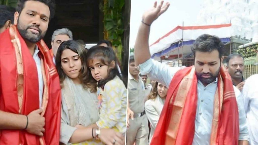 Rohit Sharma Visit Tirupathi