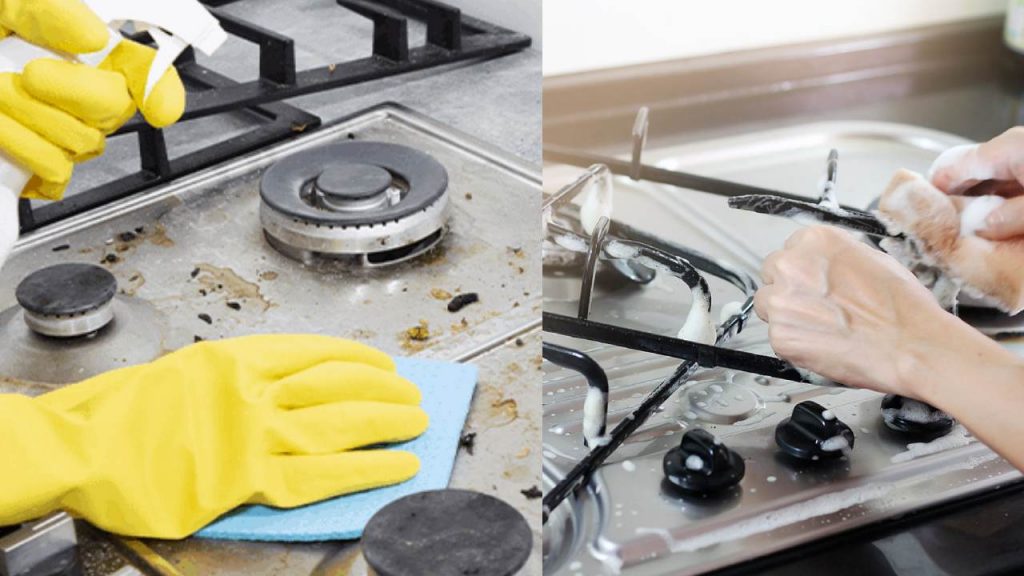 How to clean Gas Stove follow these tips