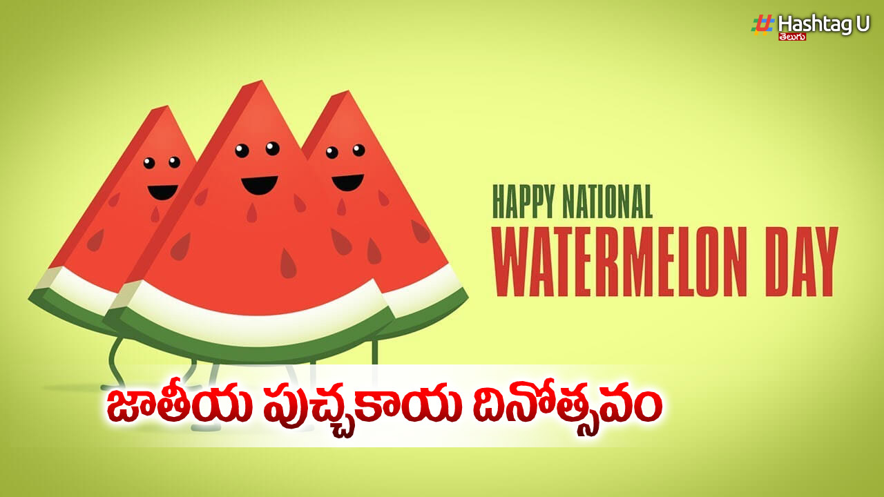 Watermelon Day : జాతీయ పుచ్చకాయ దినోత్సవం.. ఎందుకు జరుపుకుంటారో తెలుసా ?