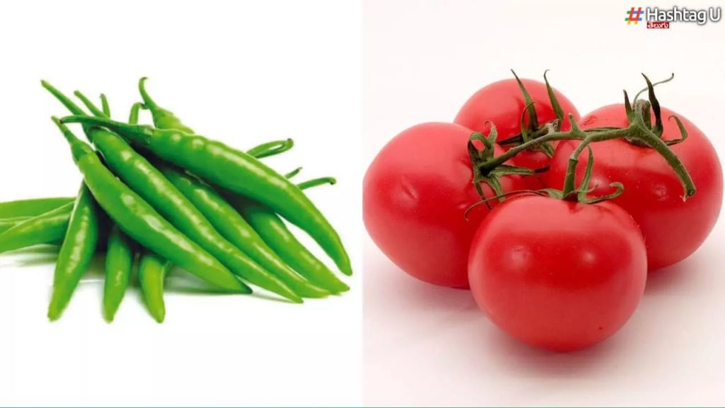 Tomato Green Chillies