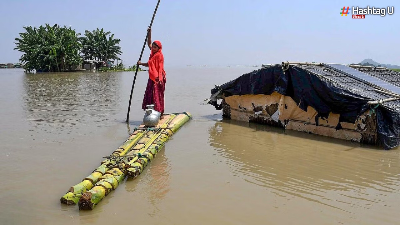 Assam Floods: అస్సాంలో విస్తృతంగా వర్షాలు.. భారీ ఆస్థి నష్టం